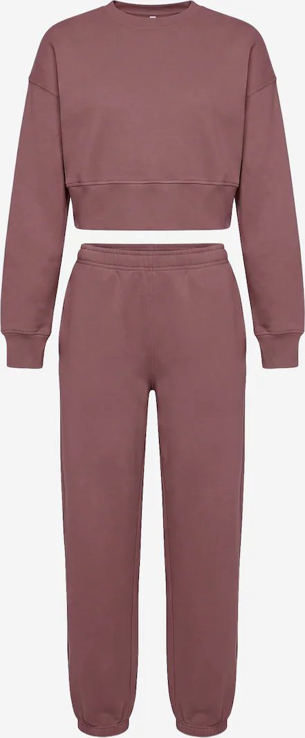 Cropped Sweatshirt and Jogger Set, image 5